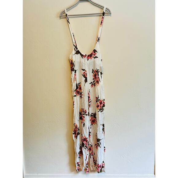 New FLYNN SKYE by FREE PEOPLE Floral Easy Rider Overalls Jumpsuit Size: Medium - Picture 2 of 8